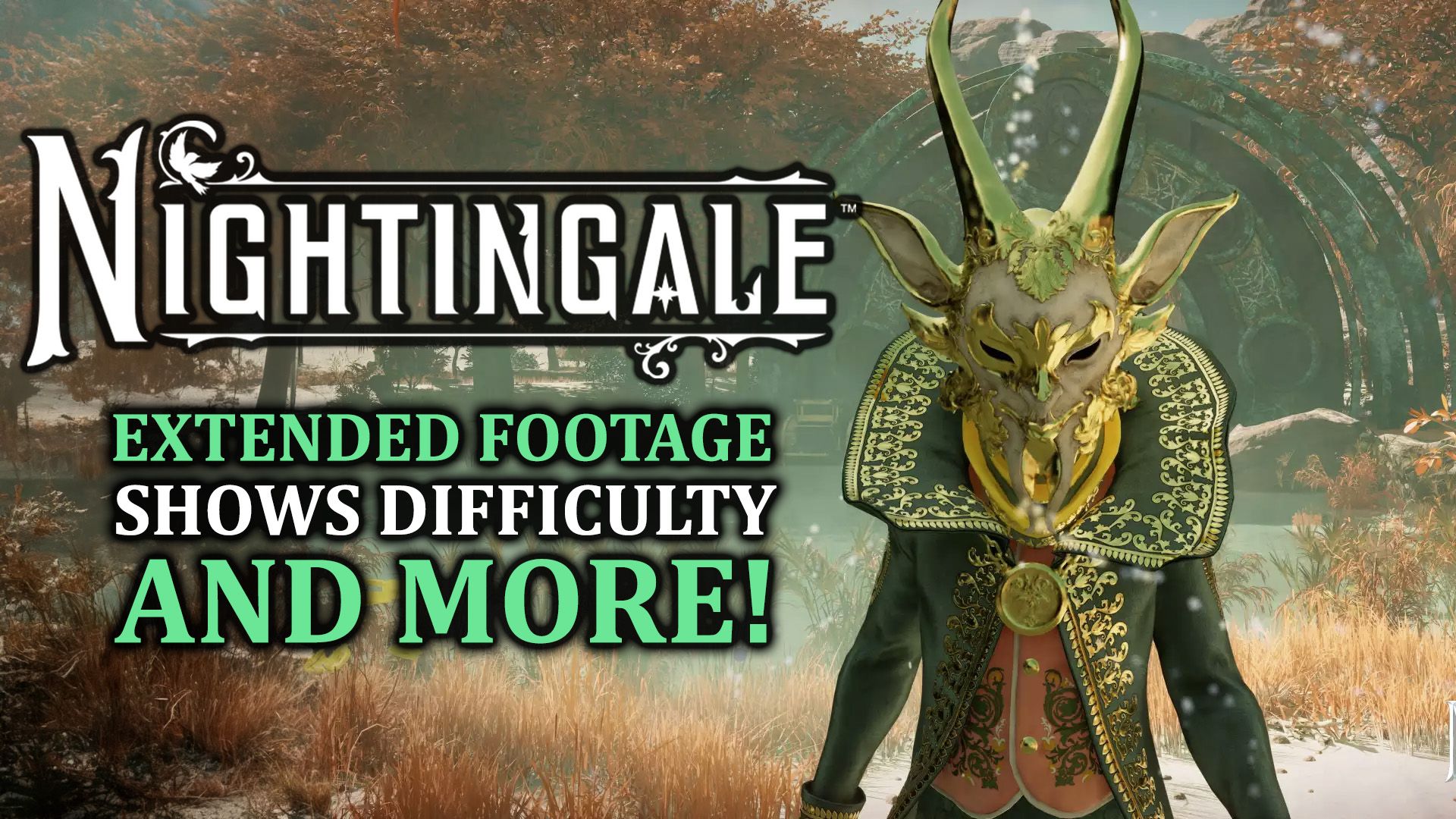Nightingale - Extended Footage Shows Difficulty Options and More!