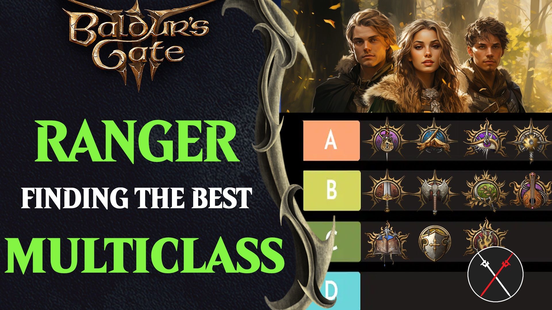 bg3 ranger multiclass guide leveling build rank tier baldurs gate 3