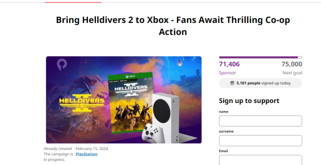 Helldivers 2 Xbox Campaign Gains Momentum with Surging Petition Support