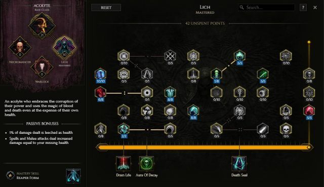Last Epoch Acolyte Leveling Build Guide   Lich
