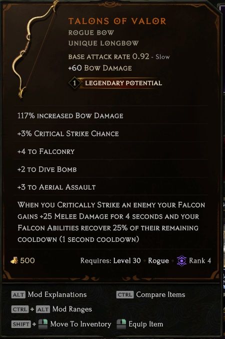 Last Epoch Falconer Build Guide   Bow Bleed Ballista