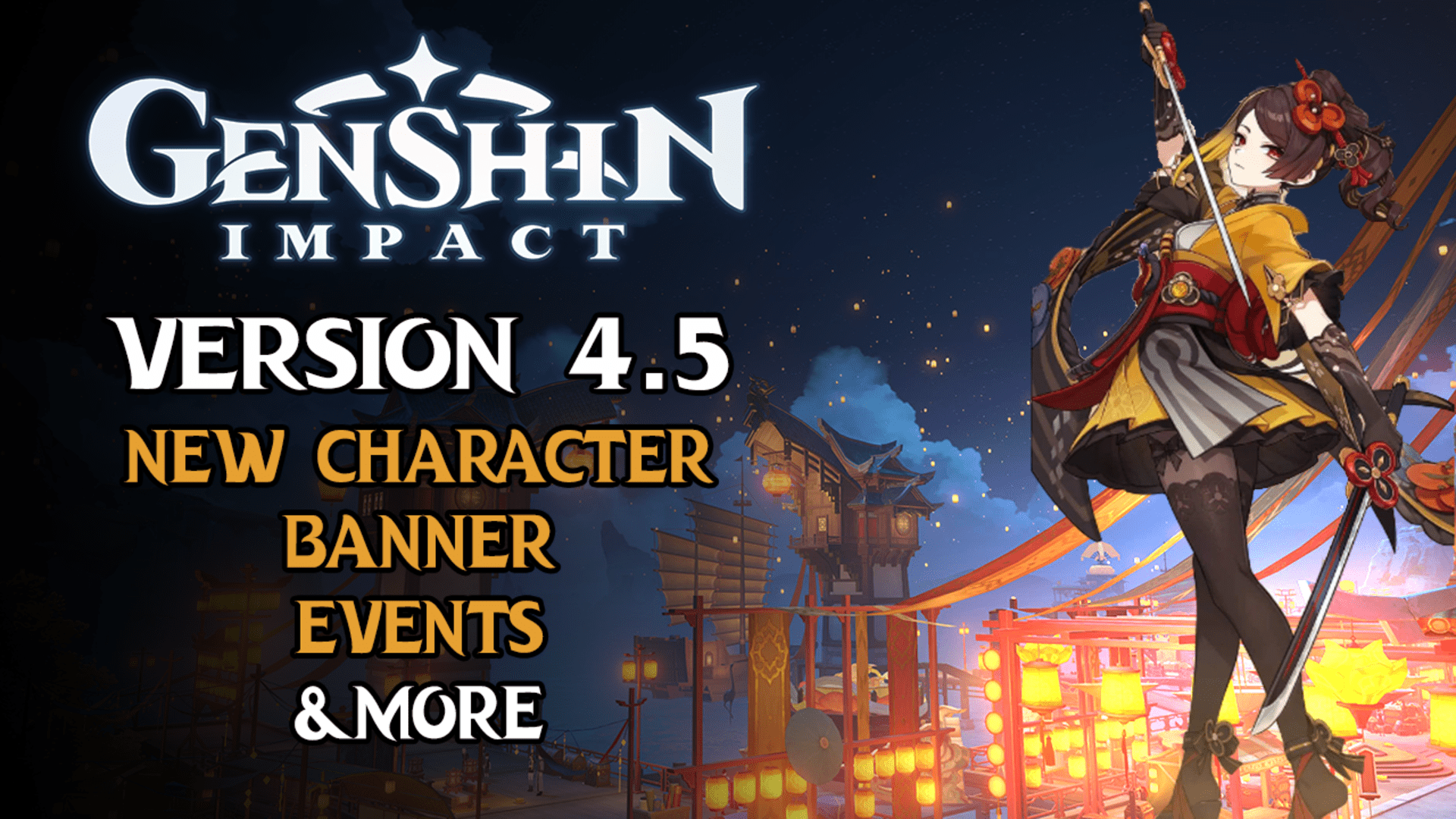 genshin impact 4 5 update