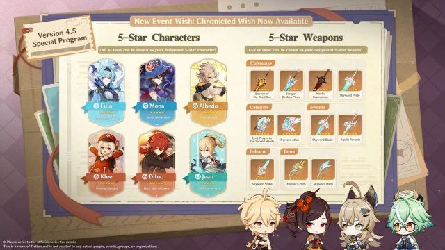 Genshin Impact Unveils  Version 4.5   New Banner, Codes, Events &amp; More