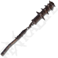 The Chainlink Flail scales primarily with Strength and Dexterity. It causes blood loss.