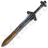 The Gargoyle&rsquo;s Greatsword scales primarily with Strength and Dexterity.