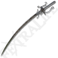 The Serpentbone Blade scales primarily with Strength and Dexterity and is a good Weapon for high Dexterity characters to engage in mid-range combat.