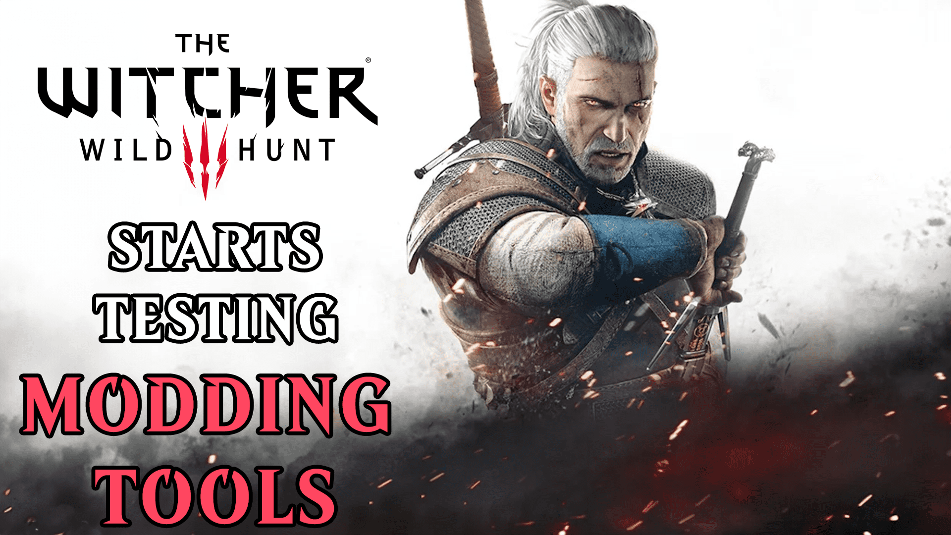 witcher3 start modding tools