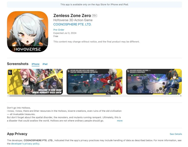 Release Date of Zenless Zone Zero is Leaked By Mistake