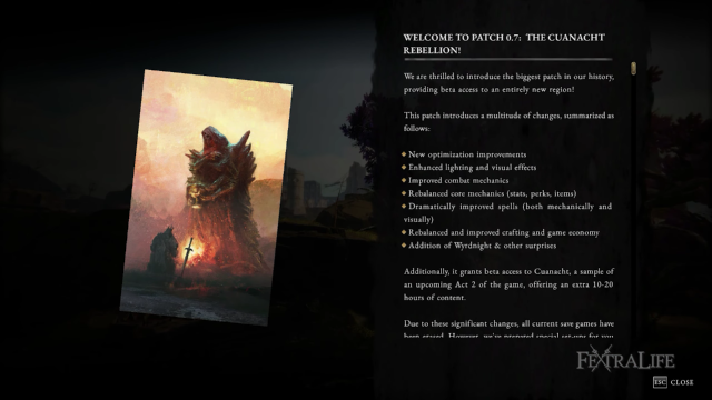 Tainted Grail: The Fall of Avalon Gameplay   Patch 0.7 Cuanacht Rebellion