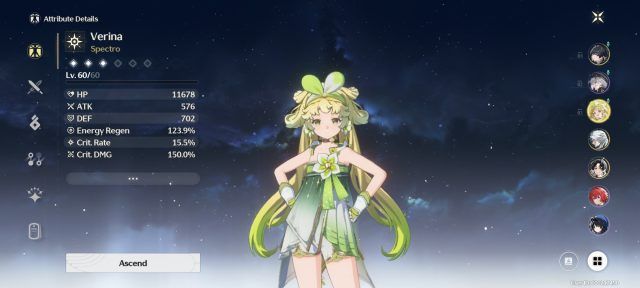 Wuthering Waves Verina Build Guide