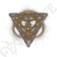The Golden Order Seal scales primarily with Intelligence and Faith and is a good Weapon for enhancing incantations of hybrid Intelligence/Faith casters.