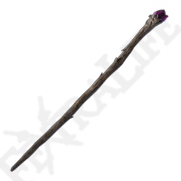 The Meteorite Staff scales primarily with Intelligence and is a good Weapon for early game as it provides S scaling with only 18 Int requirement.