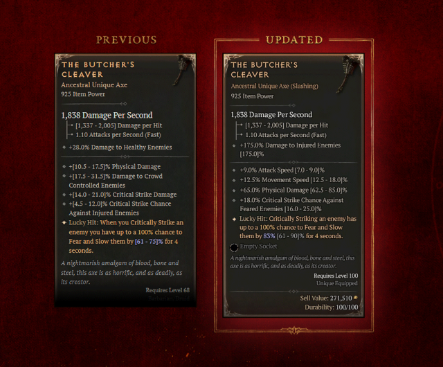 Diablo IV Season 5   Patch 1.5.0 Overview