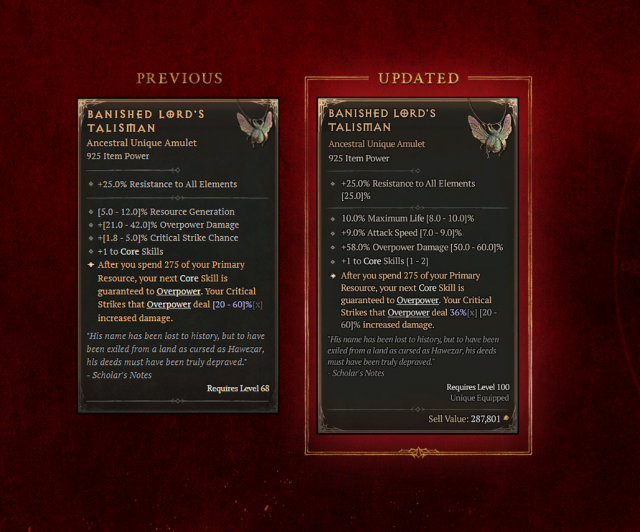 Diablo IV Season 5   Patch 1.5.0 Overview