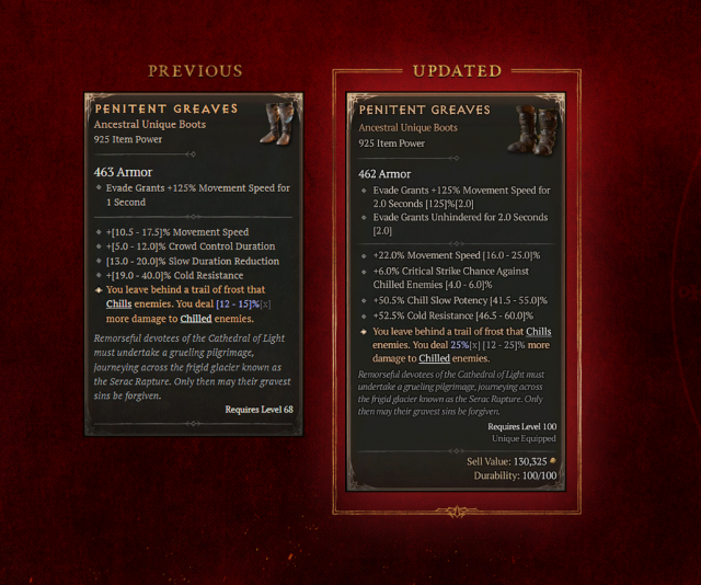 Diablo IV Season 5   Patch 1.5.0 Overview
