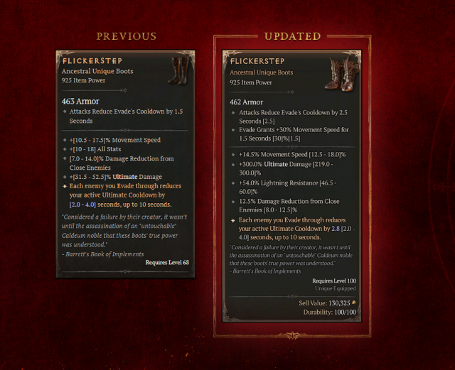 Diablo IV Season 5   Patch 1.5.0 Overview