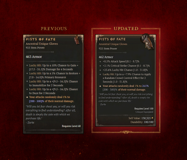 Diablo IV Season 5   Patch 1.5.0 Overview