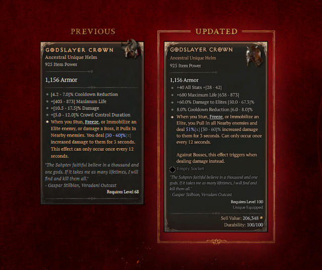 Diablo IV Season 5   Patch 1.5.0 Overview