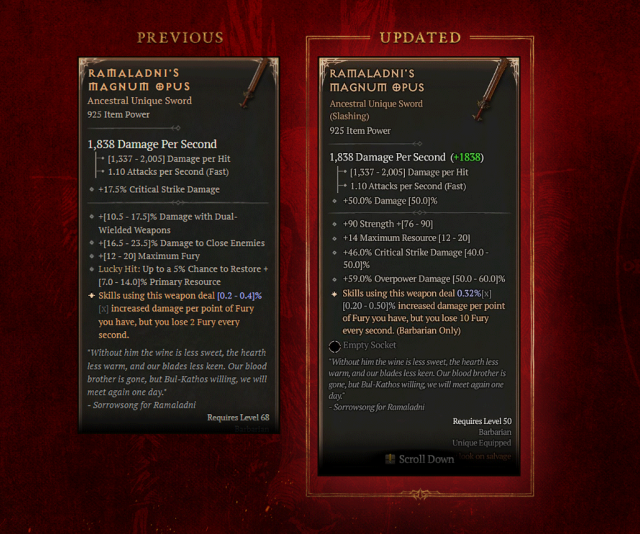Diablo IV Season 5   Patch 1.5.0 Overview
