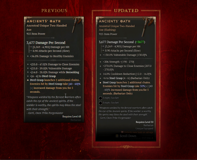Diablo IV Season 5   Patch 1.5.0 Overview