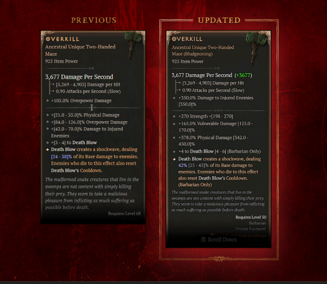 Diablo IV Season 5   Patch 1.5.0 Overview