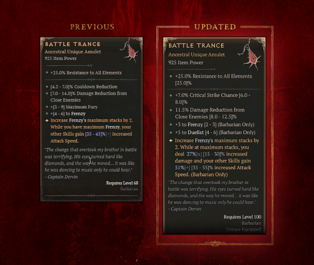 Diablo IV Season 5   Patch 1.5.0 Overview