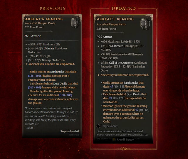 Diablo IV Season 5   Patch 1.5.0 Overview