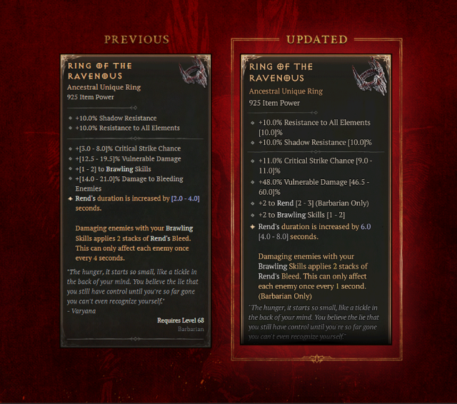 Diablo IV Season 5   Patch 1.5.0 Overview