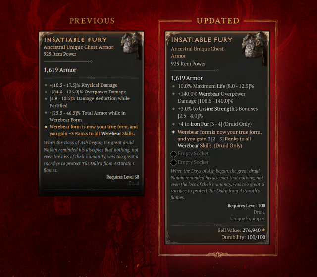 Diablo IV Season 5   Patch 1.5.0 Overview