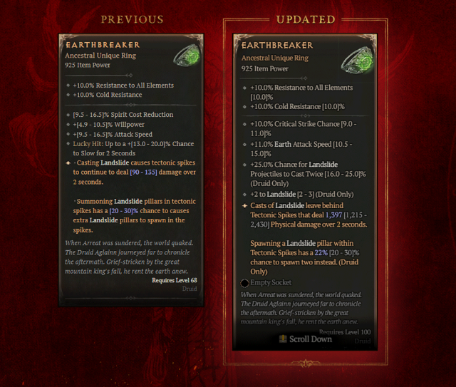 Diablo IV Season 5   Patch 1.5.0 Overview