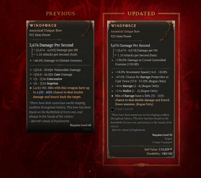 Diablo IV Season 5   Patch 1.5.0 Overview
