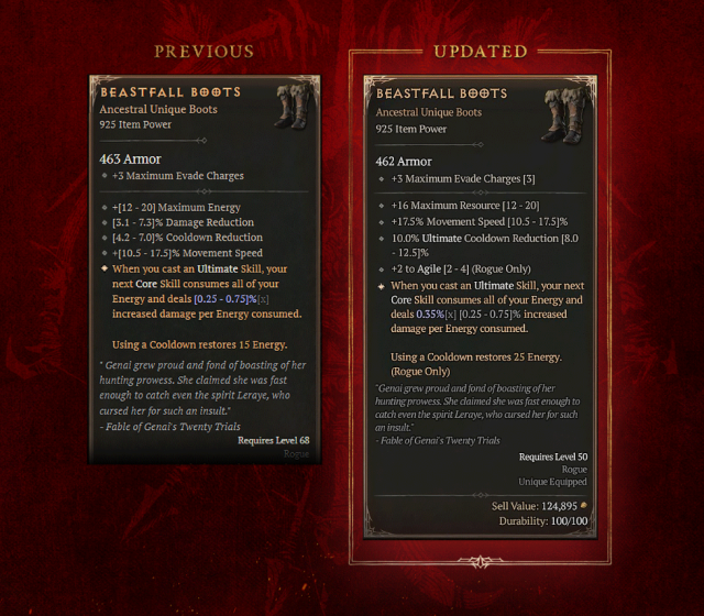 Diablo IV Season 5   Patch 1.5.0 Overview