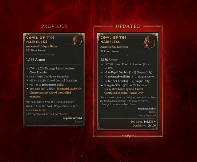 Diablo IV Season 5   Patch 1.5.0 Overview