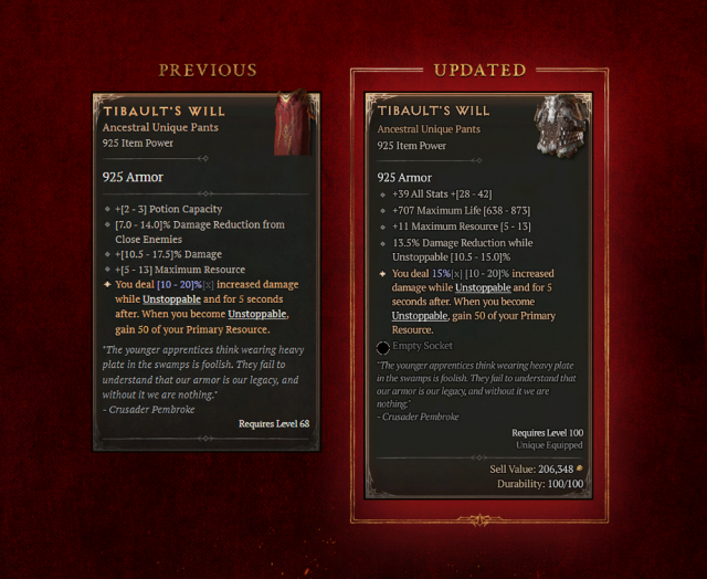 Diablo IV Season 5   Patch 1.5.0 Overview