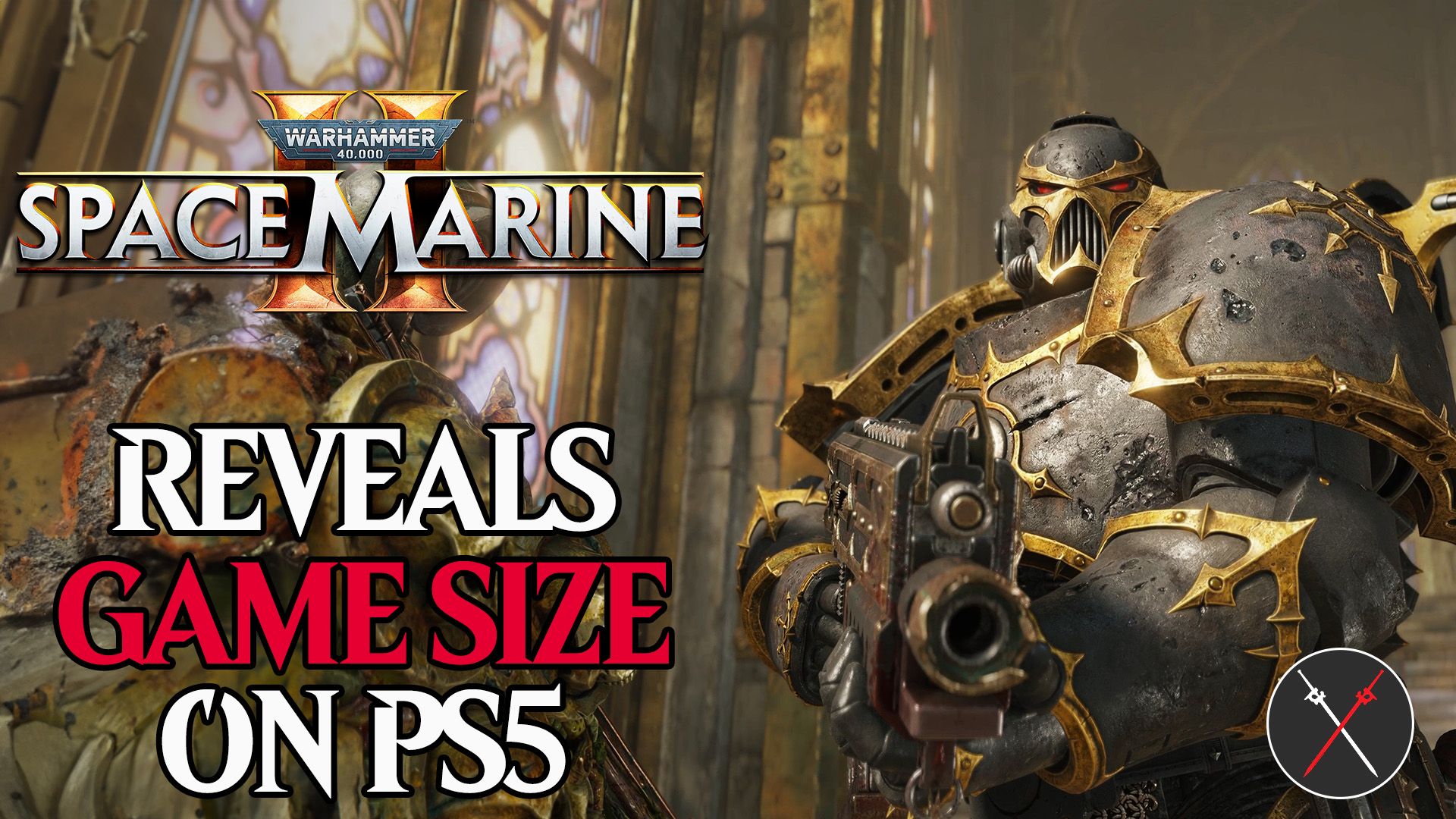 space marine 2 reveals game size on ps5
