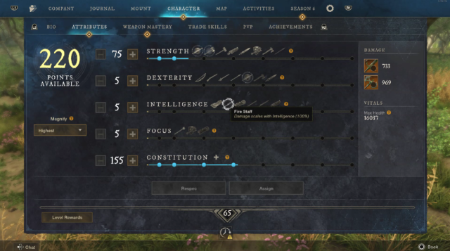 New World Fire Staff Build 2024 - Stats
