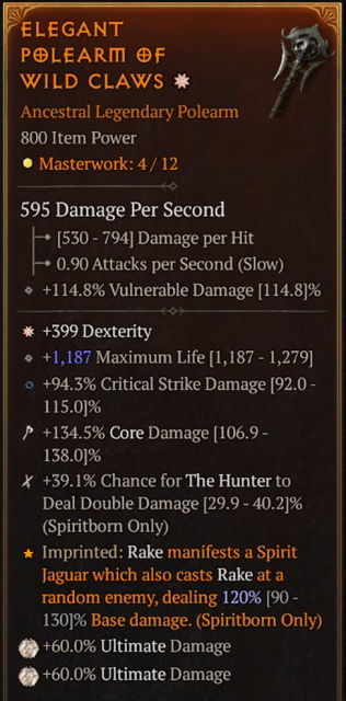 Diablo 4 Spiritborn Jaguar Endgame Build Progression Guide Torment 2 3