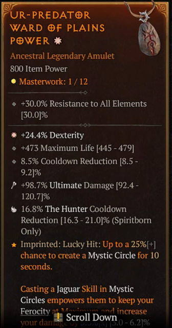 Diablo 4 Spiritborn Jaguar Endgame Build Progression Guide Torment 2 3