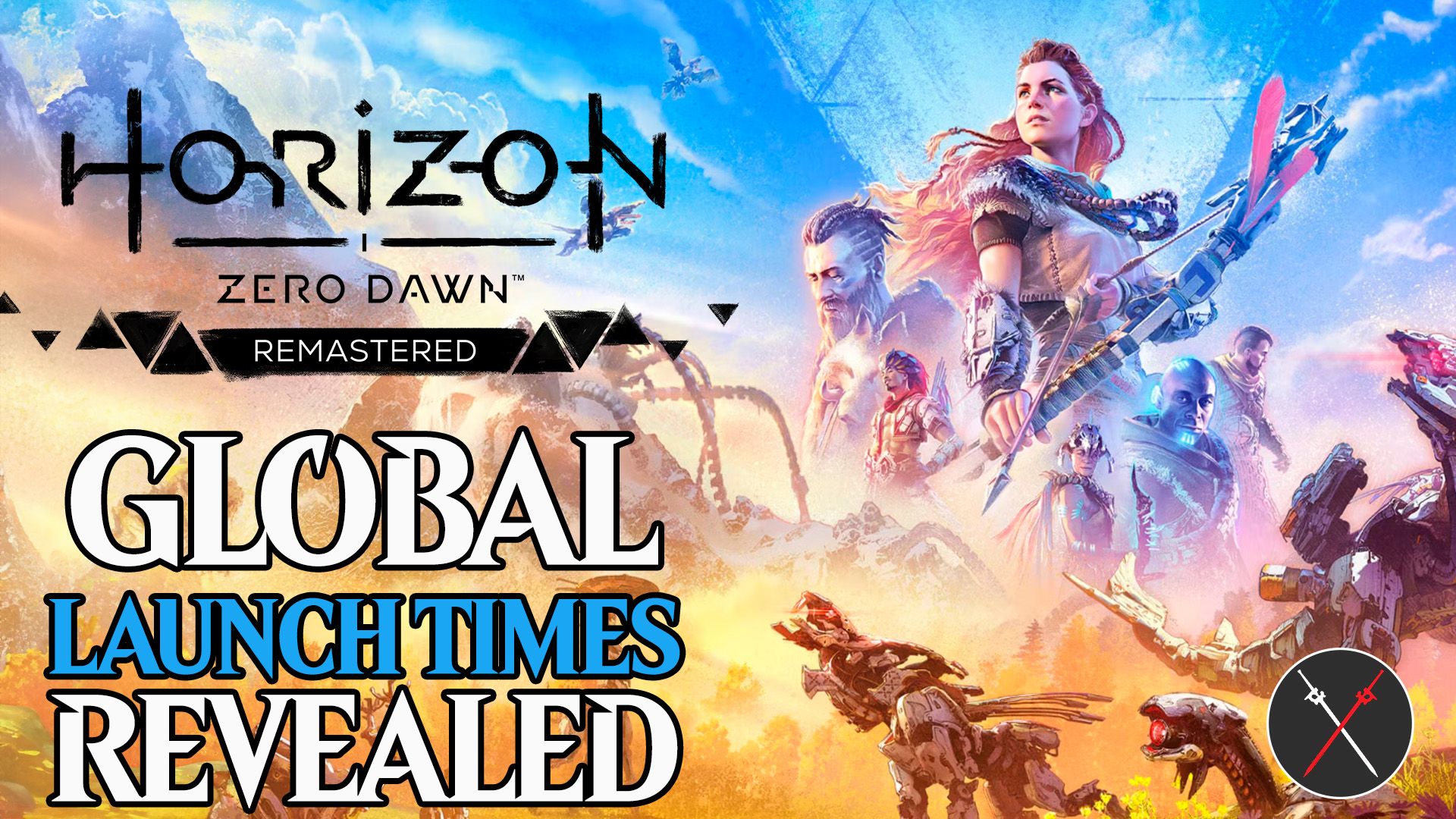 horizon zero dawn remastered global launch time revealed
