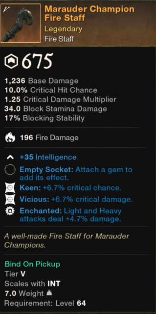 New World Fire Staff and Ice Gauntlet Build - Fire Staff