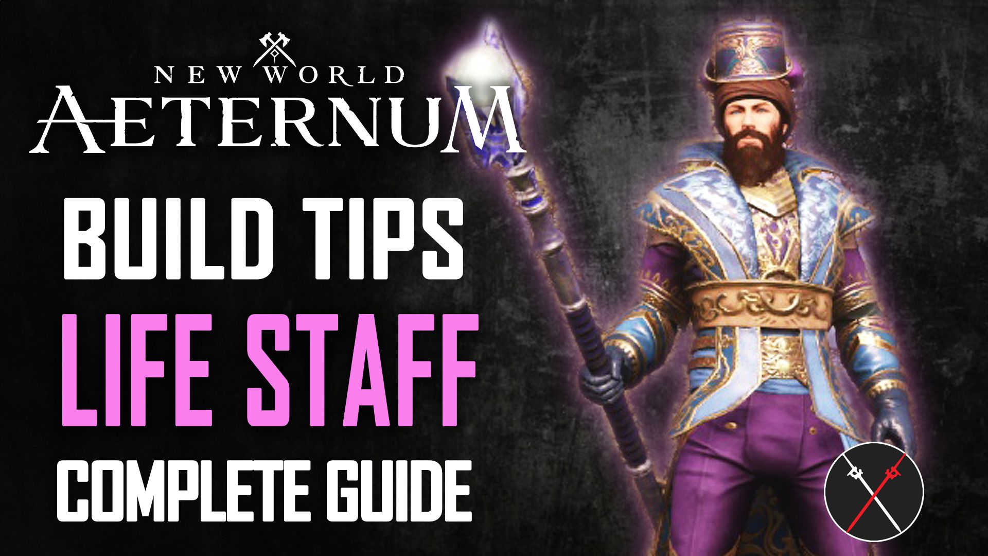 new world aeternum life staff build guide tips best farming early game pvp endgame