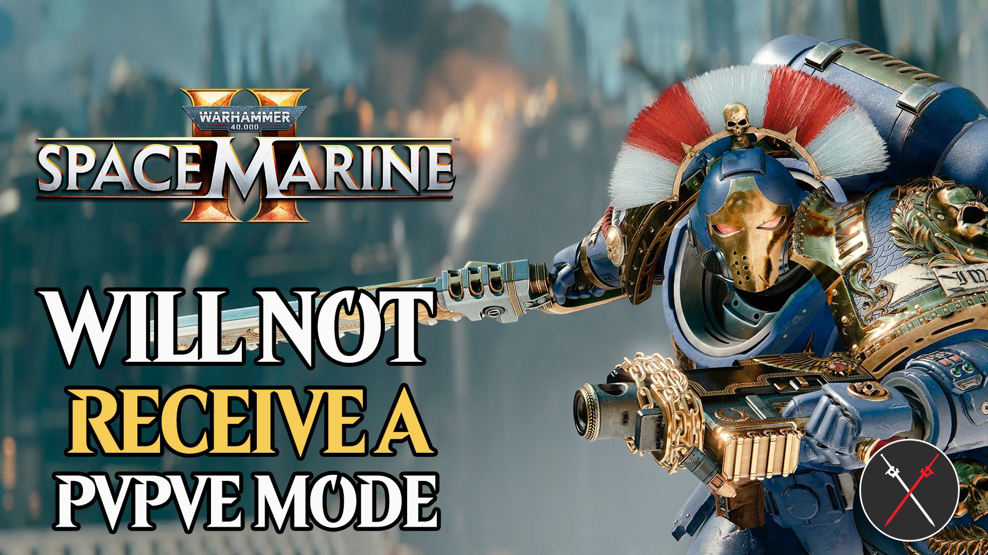 warhammer 40k space marine2 will not receive pvpve 1