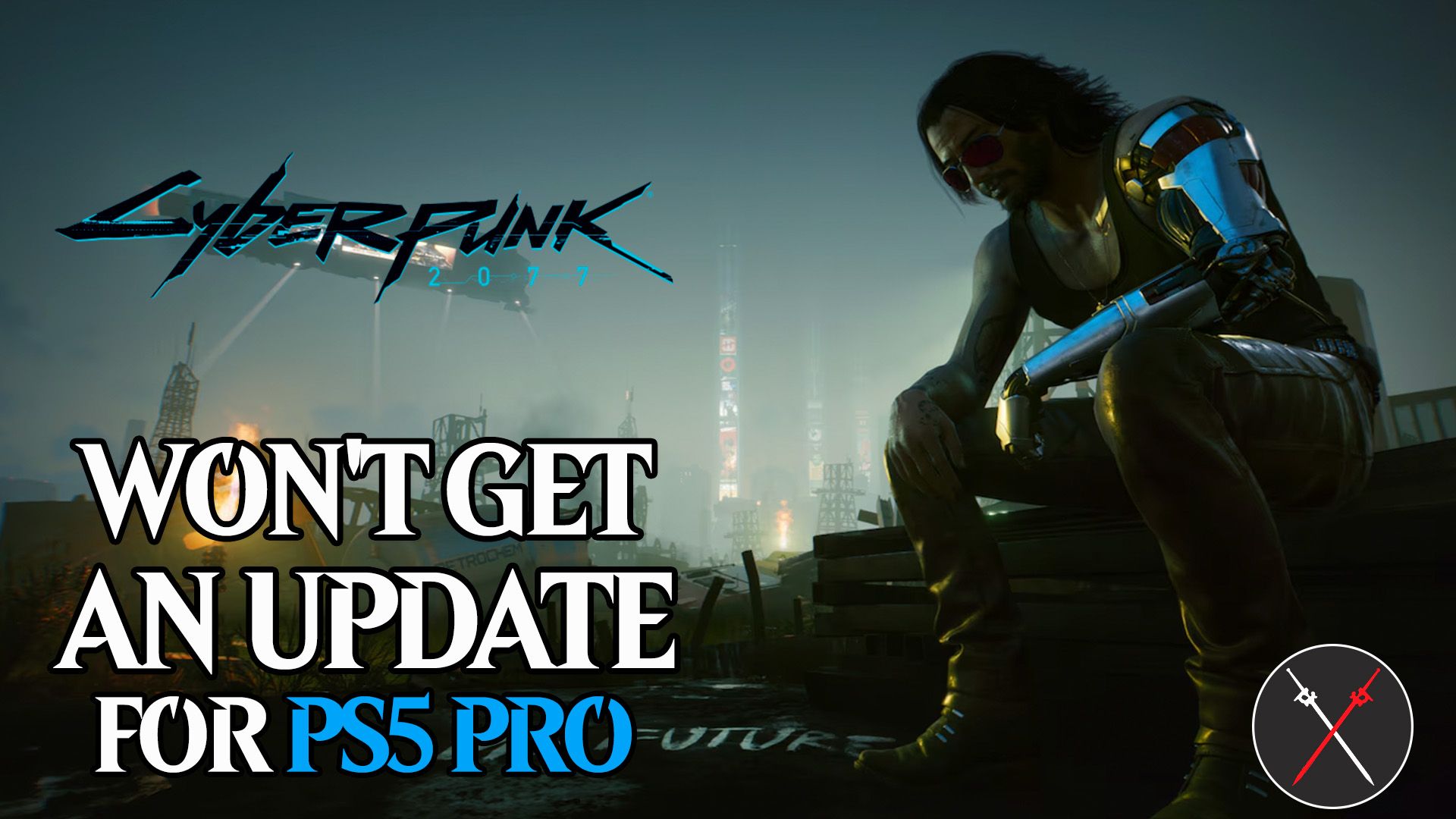 cyberpunk 2077 wont get update ps5 pro
