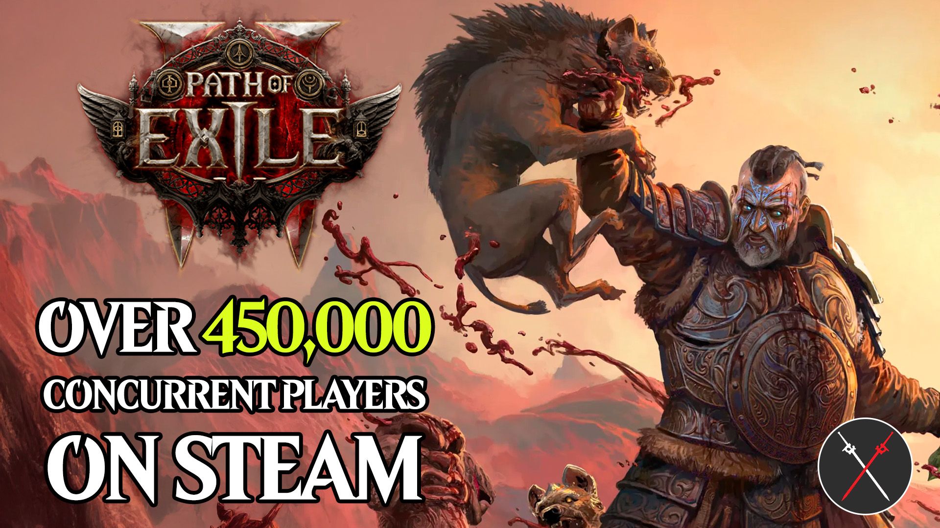 path of exile 2 concurrent players on steam