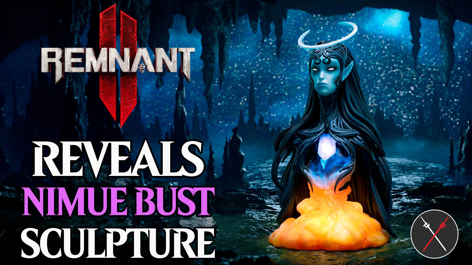 remnant 2 nimue bust reveals sculpture