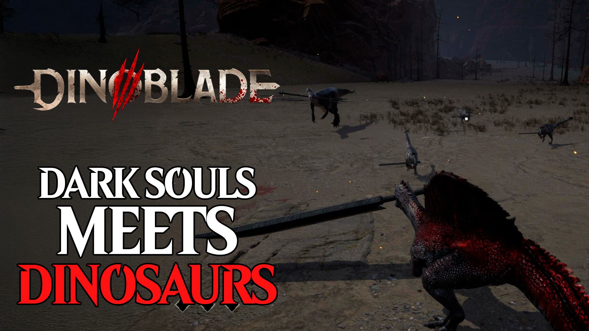 dinoblade dark souls meets dinosaurs
