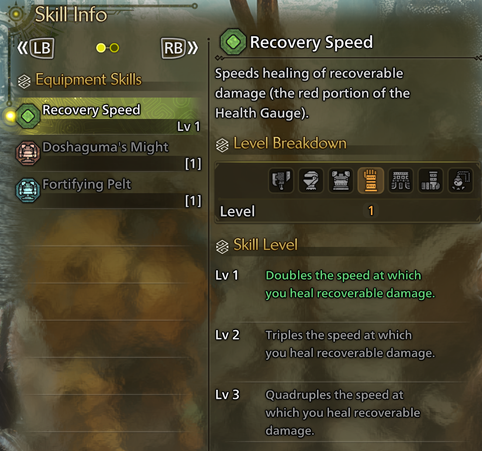 Monster Hunter Wilds Switch Axe Build - Recovery Speed