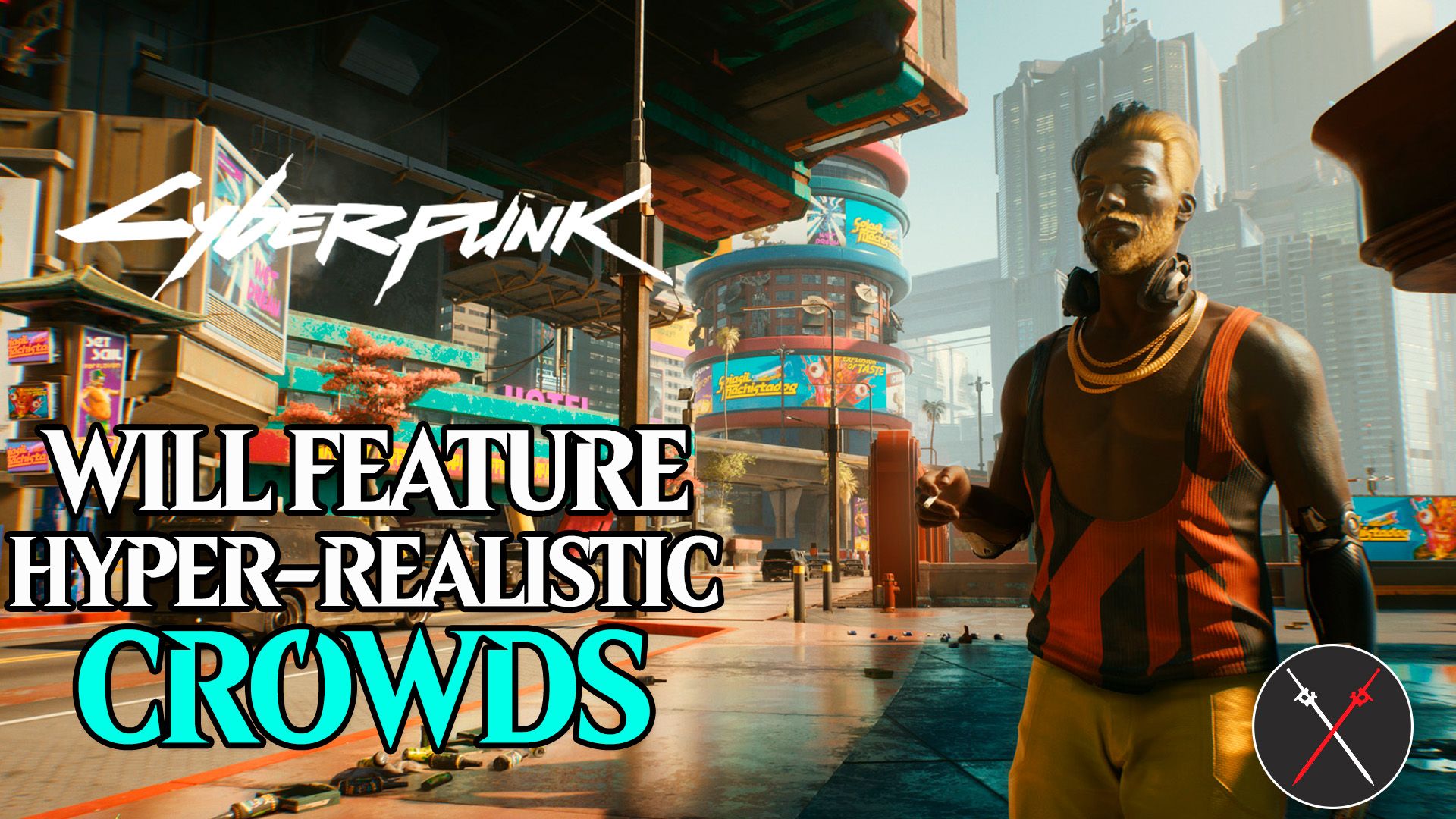 cyberpunk 2077 will feature hyper realistic crowds