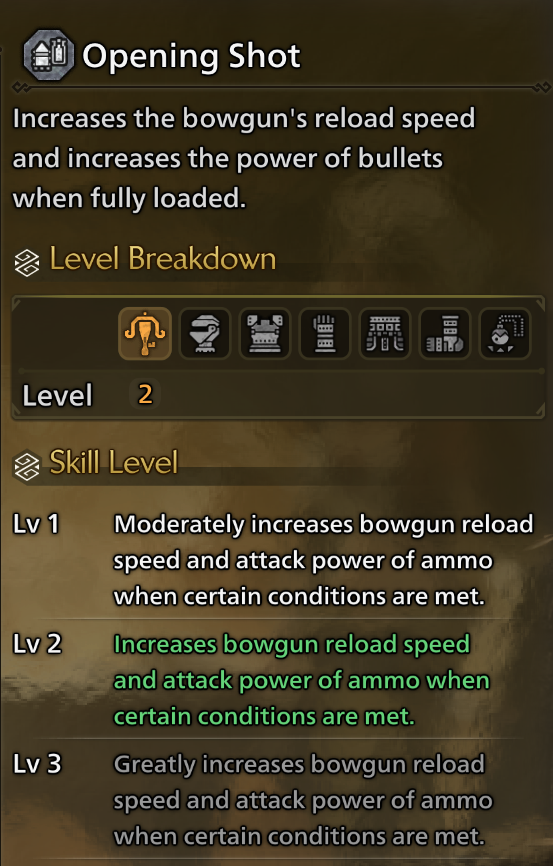 Best Light Bowgun Skills in MHWilds - Opening Shot