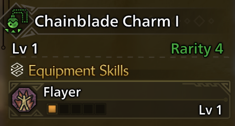 Best Charge Blade Skills in MHWilds - Chainblade Charm I